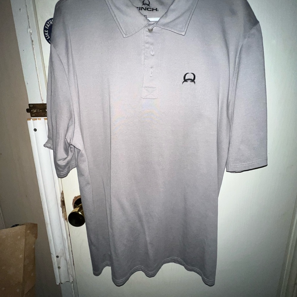 Cinch Gray Polo Shirt for Men